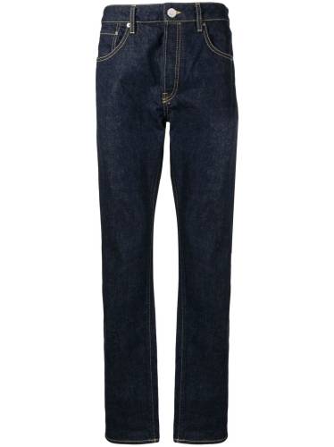 rear-logo slim-fit jeans